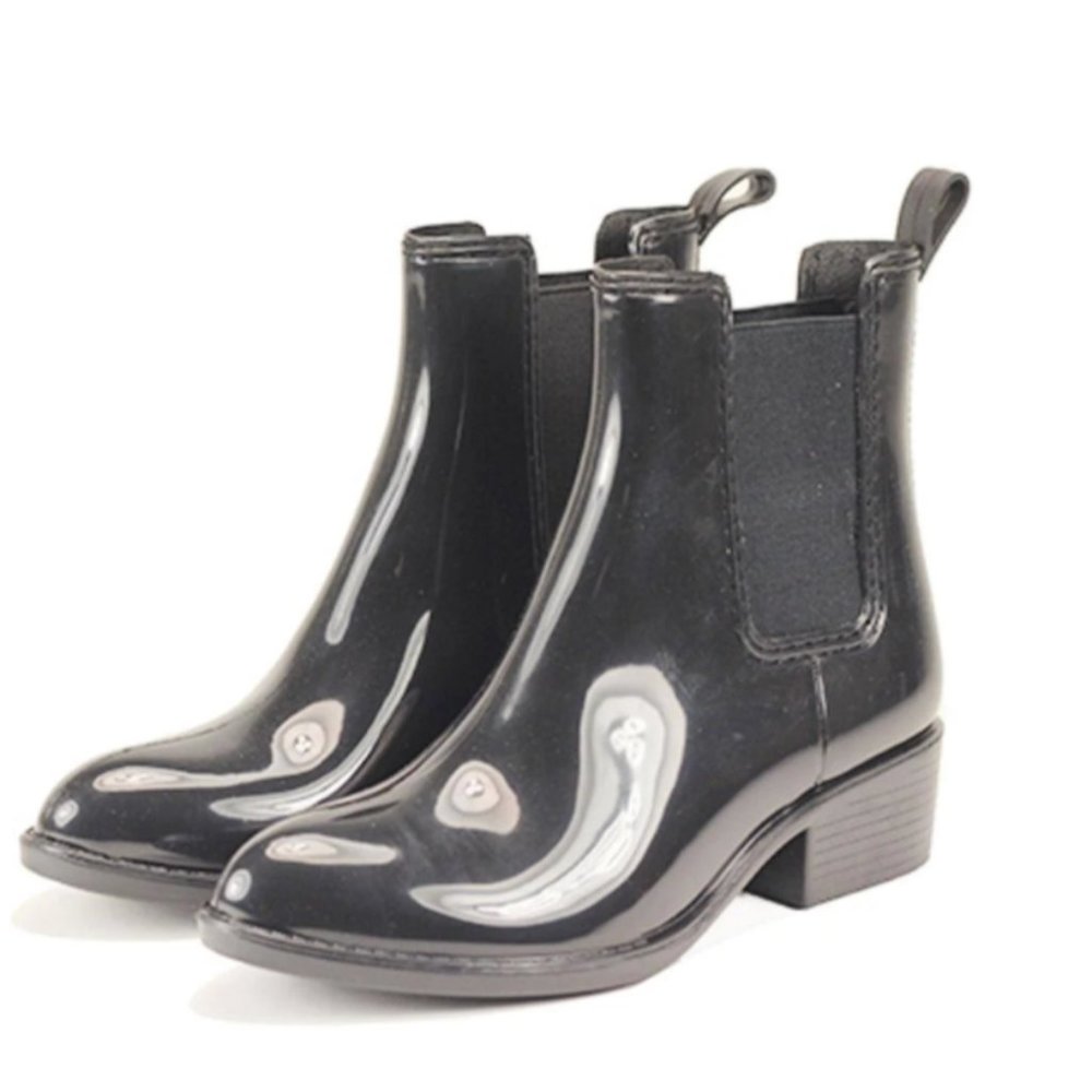 Black Jeffery Campbell Chelsea Waterproof Boots